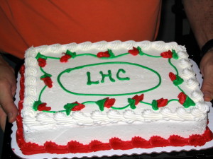 LHC Party Cake