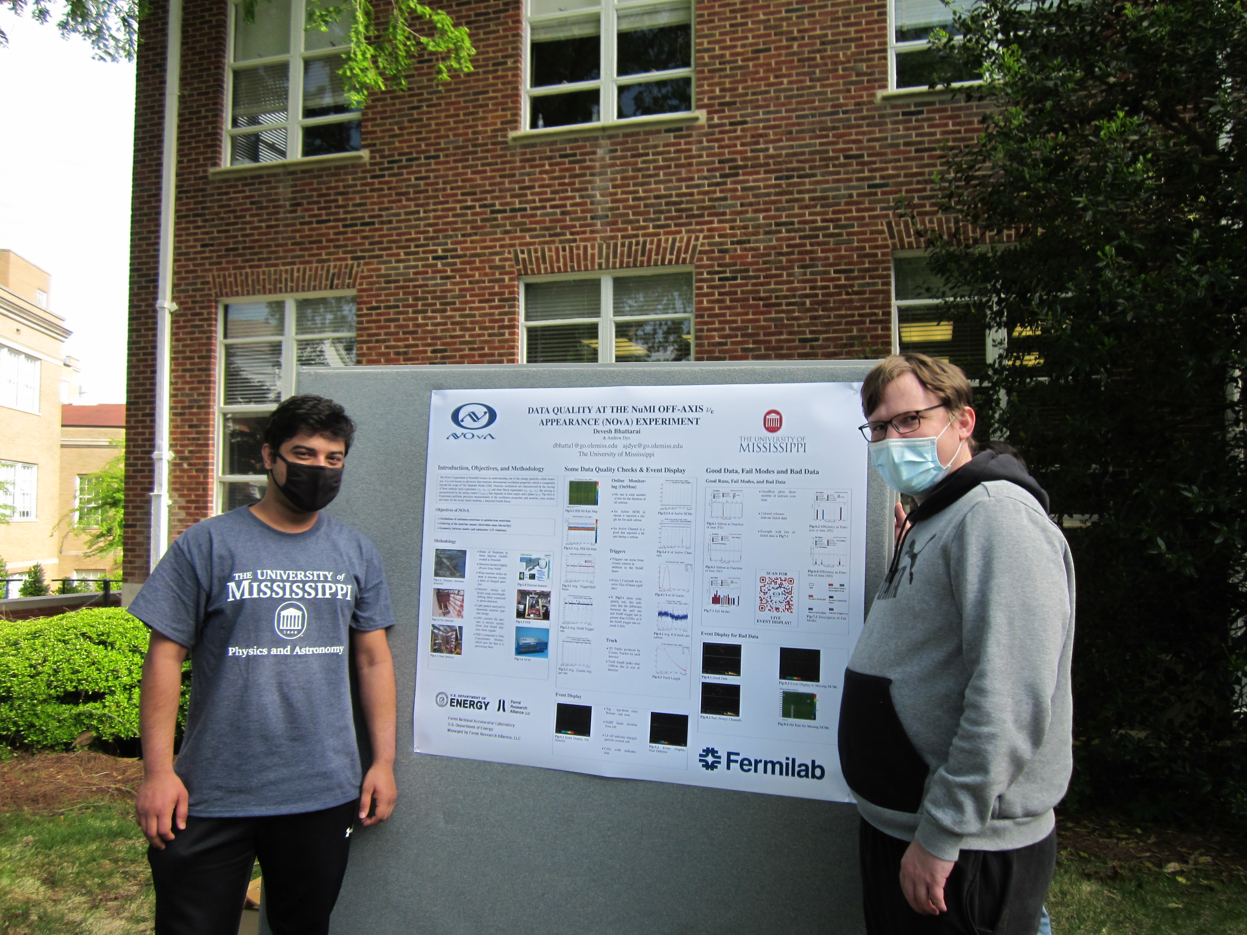 Photo of Devesh Bhattarai and Andrew Dye